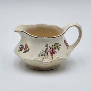 Vintage 1950s Homer Laughlin Priscilla Pattern Creamer Household Institute J47NB